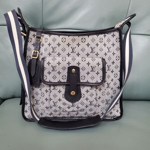 Louis Vuitton Navy Mono Canvas/ Navy Blue Leather